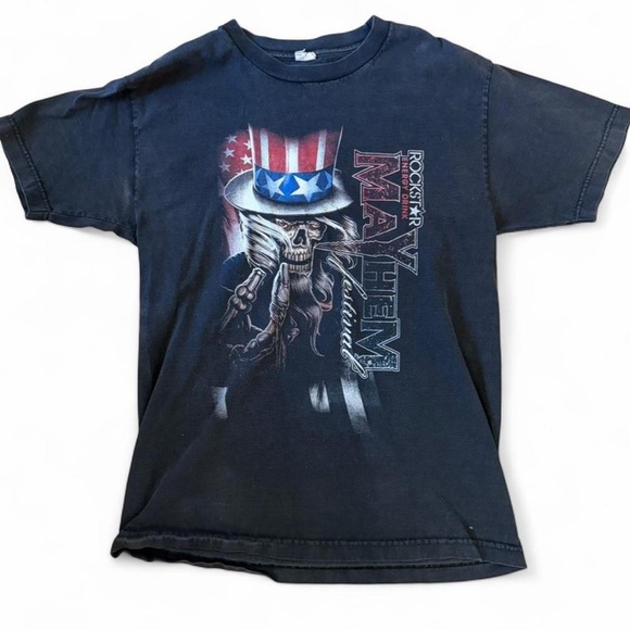 Authentic Vintage 100% cotton SlipKnot Rockstar Mayhem 2012 Band Tee